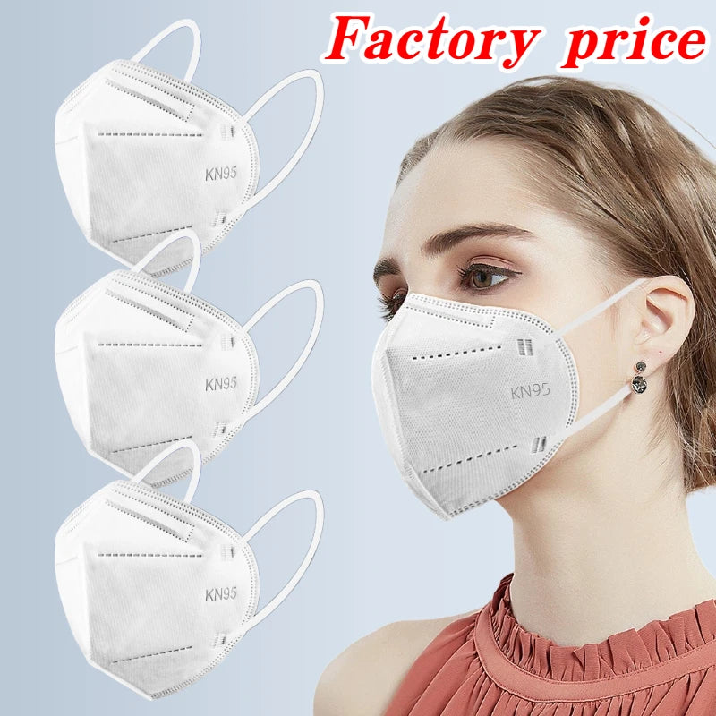 200Pcs/Kn95 White Disposable 4-Layer Masks, Individually Packaged, 3D Design for Breathability and Comfort, 200/100/50/10 Pieces Cheap Bulk Purchase for Home Use, Suitable for Travel, Outdoor Activities, Daily Wear, Parties,