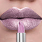 Blushimmer 21-color glitter metallic lipstick and lip tint with shiny, pearlescent finish, long-lasting matte lip makeup.