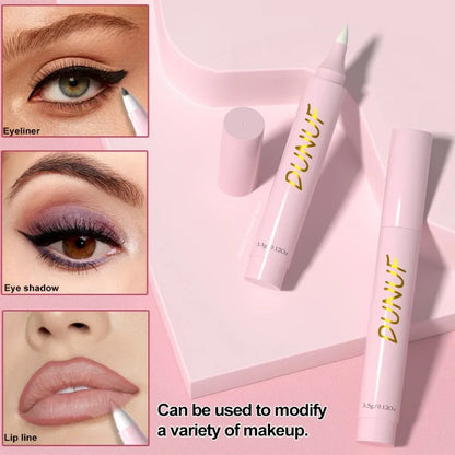 Blushimmer makeup remover pencil for eyeliner and eyeshadow correction, with easy-to-clean face and lip makeup cleansing tool.