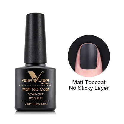 Venalisa 3-in-1 UV gel polish by Blushimmer, showing a sleek nail polish bottle for LED/UV light curing and organic nail art.