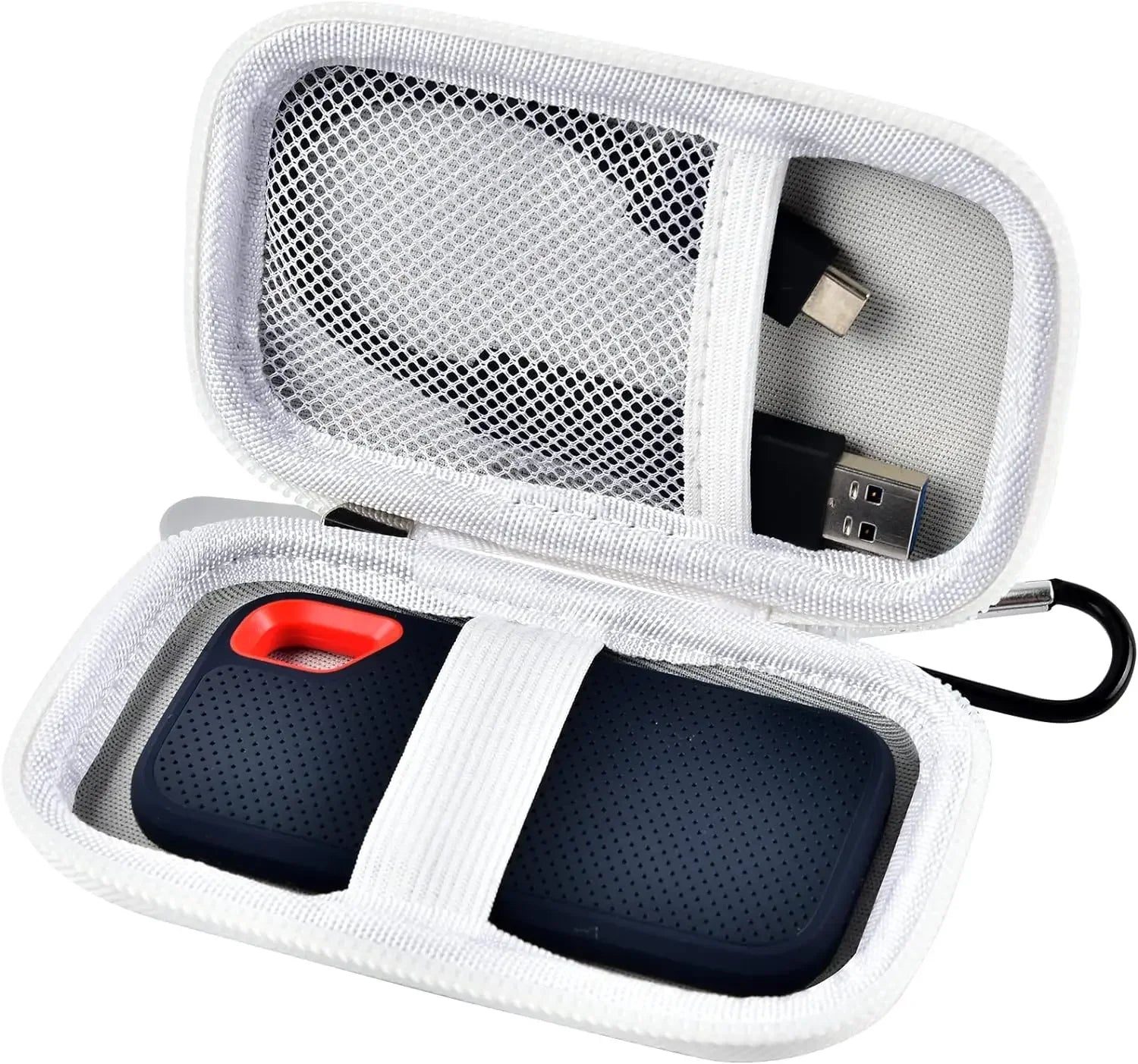 Storage Bag  Compatible with SanDisk 1TB 2TB 500GB/for SanDisk PRO Extreme Portable SSD,  Hard Drive Storage Holder