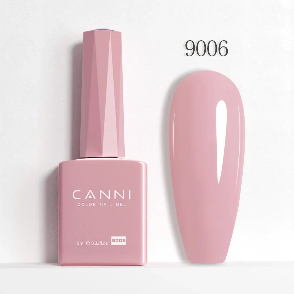 Blushimmer CANNI Hema Free Nail Gel Polish Fall Collection with semi-permanent diamond long wear top coat in vibrant red and jelly nude shades.