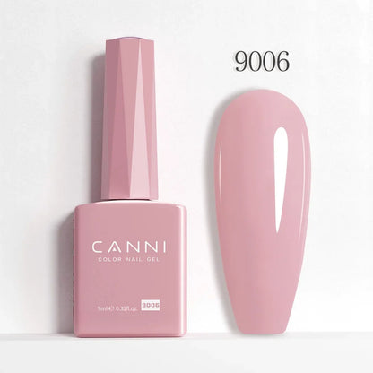 Blushimmer CANNI Hema Free Nail Gel Polish Fall Collection with semi-permanent diamond long wear top coat in vibrant red and jelly nude shades.