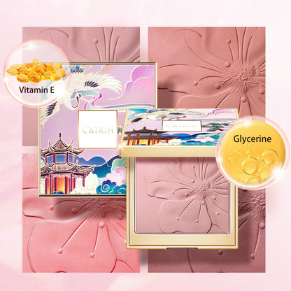 Blushimmer Catkin Eternal Love Rosy Cranes blush in a natural pink shade, featuring a long-lasting, floral-inspired design.