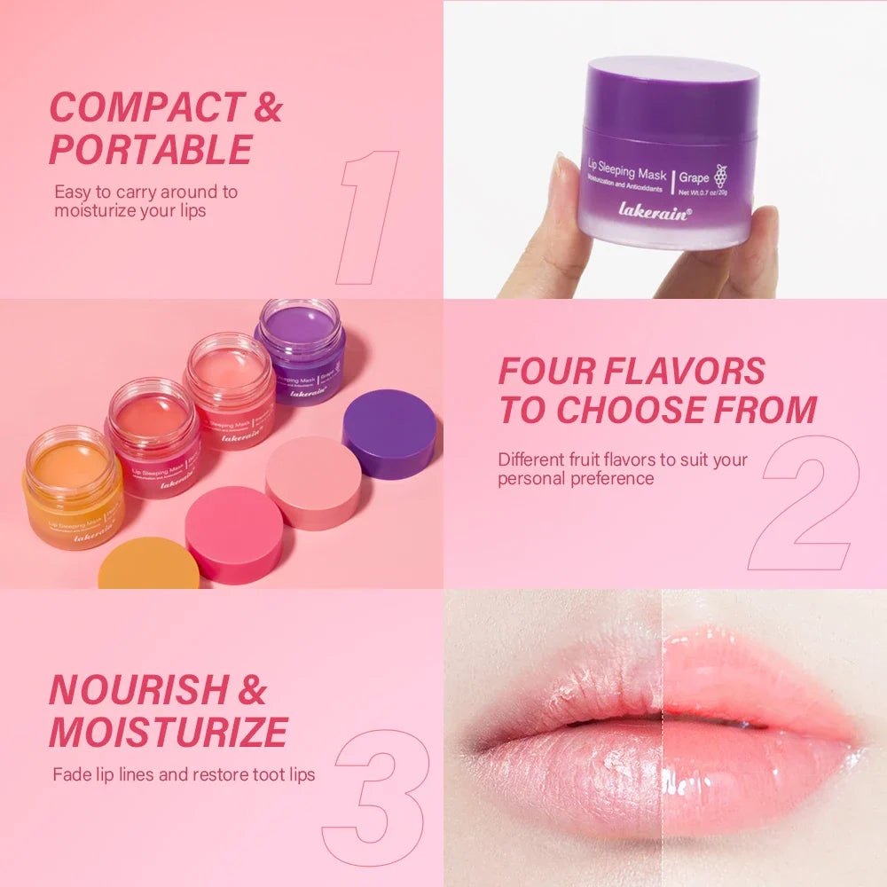 Blushimmer laneigemakeup Lips Sleeping Hydrated Balm and Lip Mask in a jar, showing creamy, nourishing lip treatment for overnight repair