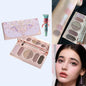 Blushimmer Flower Knows Chocolate Wonder-Shop 8-color eyeshadow palette with warm brown and nude shades, shown open with eyeshadows visible.