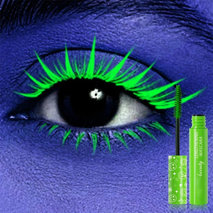 Blushimmer 6-color neon mascara with waterproof, luminous, quick-dry formula and non-caking eyelash extension makeup.