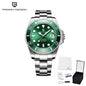 2026 PAGANI DESIGN men's mechanical wristwatch with 43mm case, ceramic bezel, sapphire glass, automatic movement, diving style.