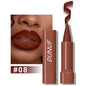 Blushimmer nude brown lip liner pencil with velvet matte finish, waterproof, non-stick, for precise lip makeup application.