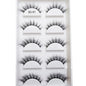 Set of 5 natural 3D mink false eyelashes by Blushimmer, featuring fluffy, lightweight faux cils for makeup and beauty looks.