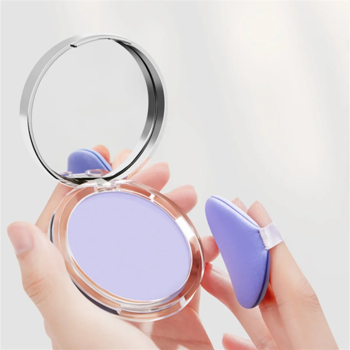 Blushimmer Candy Bella Violet Cream to Powder contouring face powder with natural finish and oil-control, skin-friendly makeup product