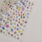 Dream Flower window shell nail art stickers by Blushimmer, featuring Japanese flower designs for self-adhesive press-on nail decoration.