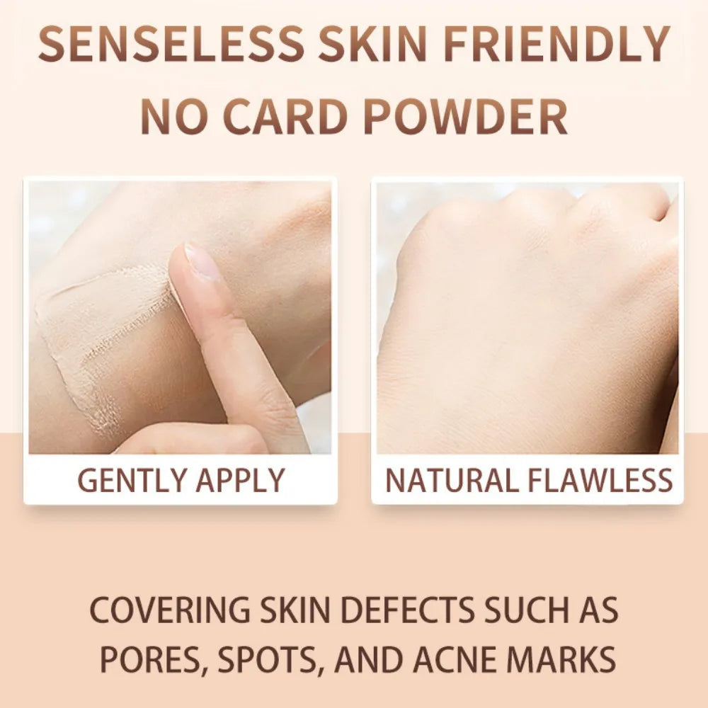 Blushimmer stick foundation balm and serum skin tint with high coverage, smooth finish, travel-friendly bronze makeup stick.