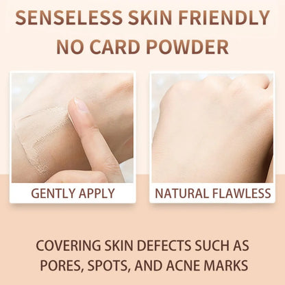 Blushimmer stick foundation balm and serum skin tint with high coverage, smooth finish, travel-friendly bronze makeup stick.