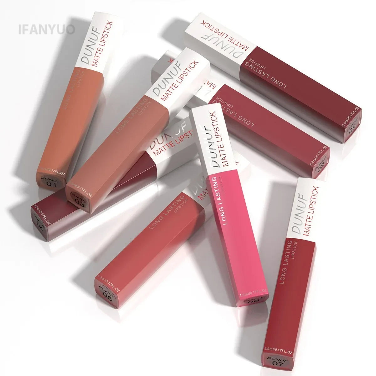 Blushimmer non-stick liquid lipstick in dark purple with matte velvet finish, long-lasting, waterproof, and fade-resistant lip gloss.