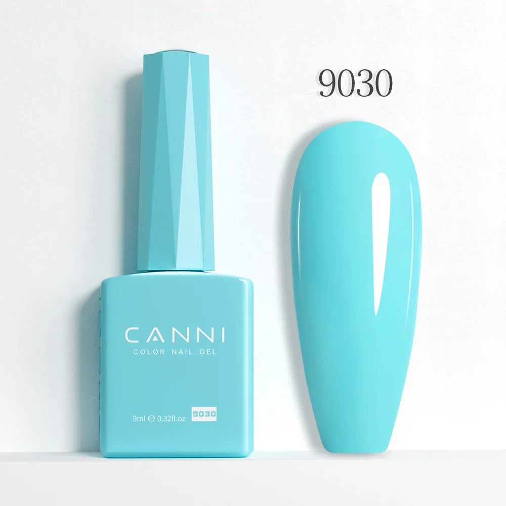 Blushimmer CANNI Hema Free Nail Gel Polish Fall Collection with semi-permanent red and nude jelly colors, 9ml long-wear top coat
