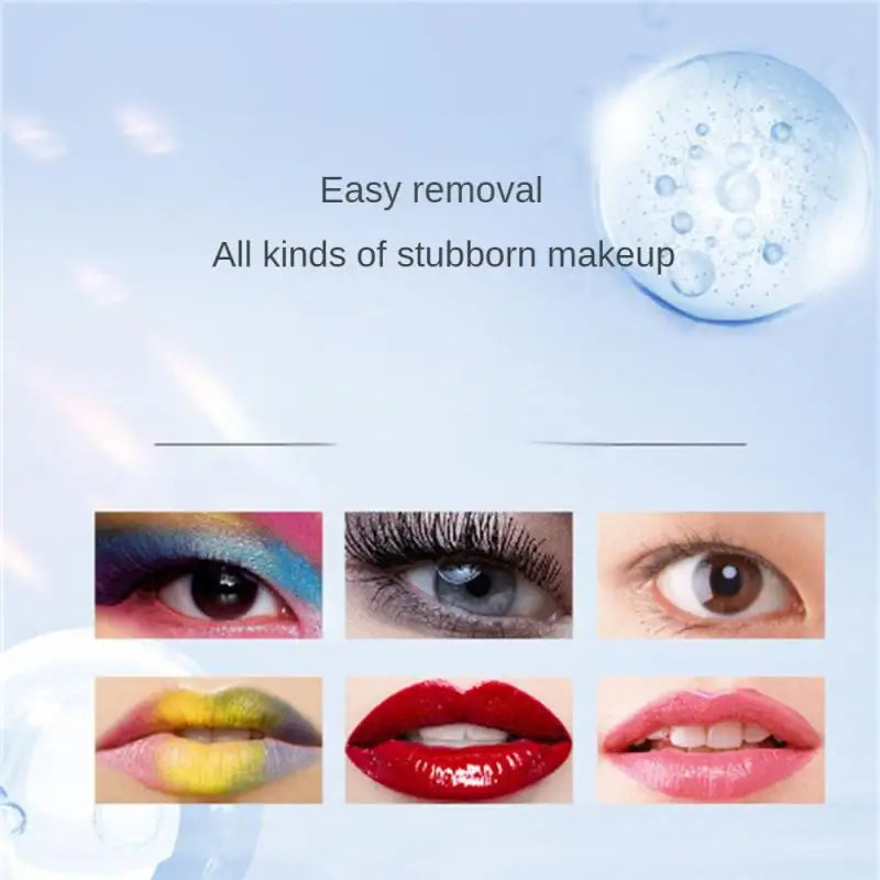 Set of 1/5/10 pcs Blushimmer Hyaluronic Acid makeup remover wet wipes for eyes, lips, and face, disposable and gentle cleansing tissues.