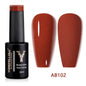 Blushimmer YOKEFELLOW 10ml nude pink gel nail polish in a clear jar, showcasing translucent pink UV gel for long-lasting manicures.