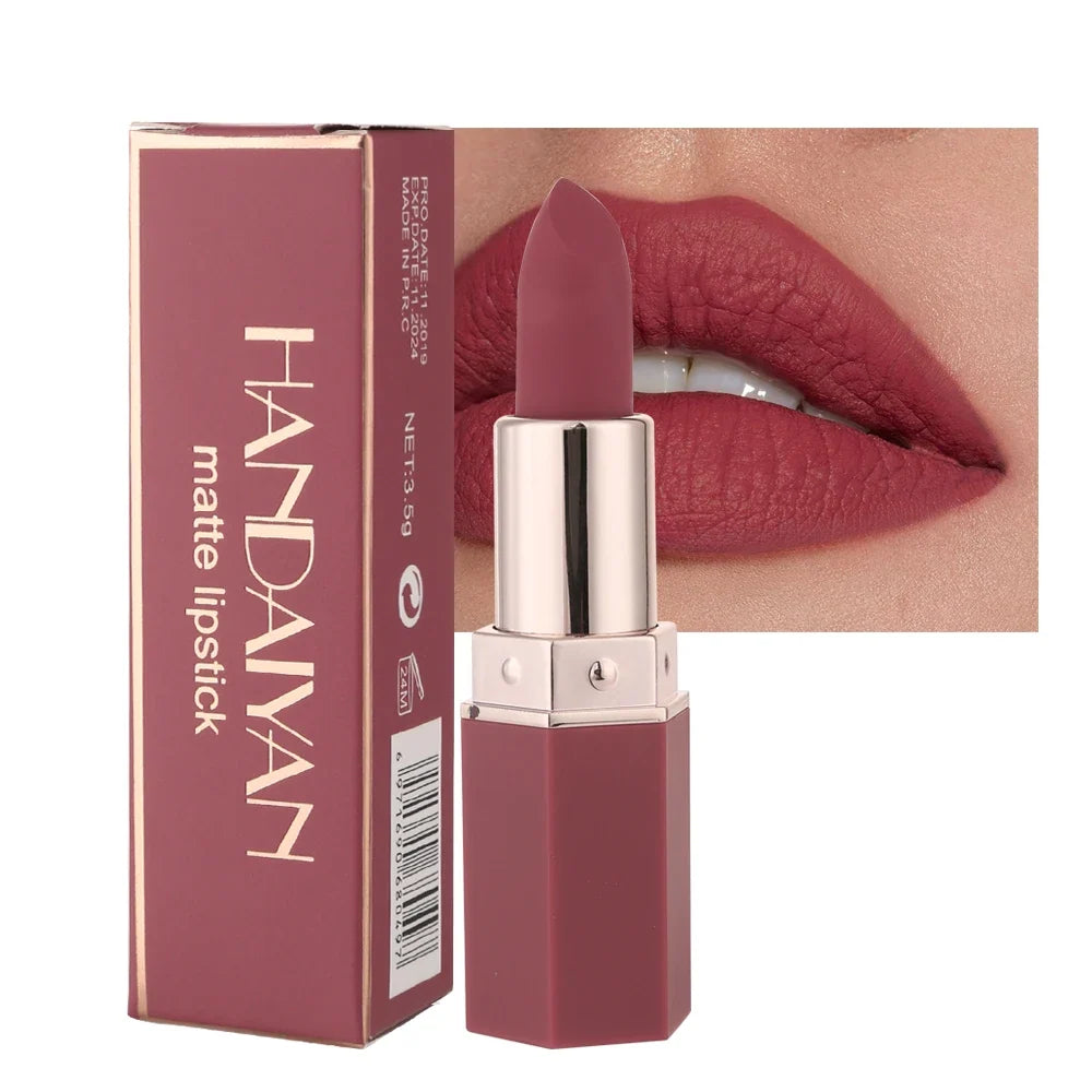 Blushimmer 6-color matte lipstick set with long-lasting, waterproof, smudge-proof velvet finish, non-fading, non-stick lip color.