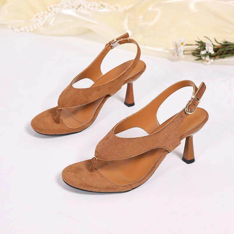Women Sandals Fashion High Heels Sandals For Summer Women Shoes Ankle Strap Heel Zapatos Mujer Summer Footwear Women Pumps