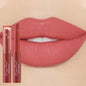 Blushimmer nude matte waterproof lipstick in sexy red velvet shade, long-lasting lip color for women, makeup product image