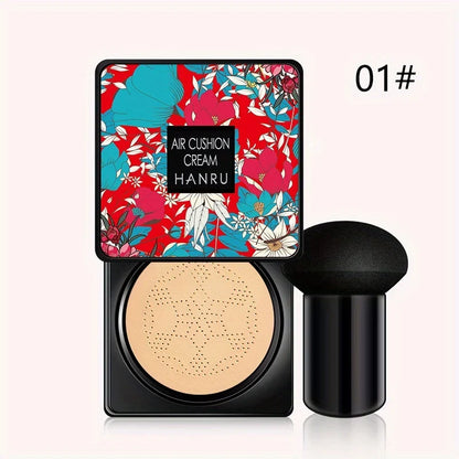 Blushimmer Mushroom Air Cushion BB cream concealer in a sleek tube, featuring a moisturizing, nourishing foundation fluid for smooth skin.
