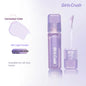 Blushimmer Girlscrush liquid concealer and velvet sunscreen application on skin, showing brightening and moisturizing effects.