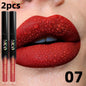 Blushimmer matte velvet lip gloss in 19 colors, waterproof liquid lipstick with nude and red shades, glossy lip tint makeup.