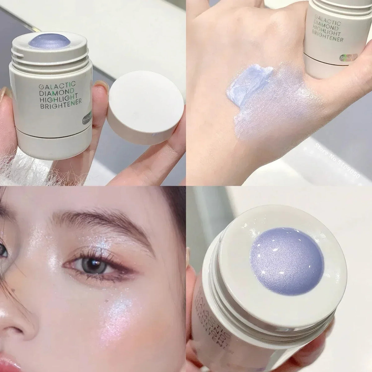 Blushimmer liquid highlighter with natural shimmer for face and body, featuring contour, bronzer, and brightening effects.