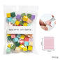 Blushimmer square nail art sponge set with gradient design, includes gel polish brushes and manicure tools for professional nail art.