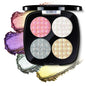 Charmacy 4 Colors Duochrome Eyeshadow Palette - Multichrome Shimmer
