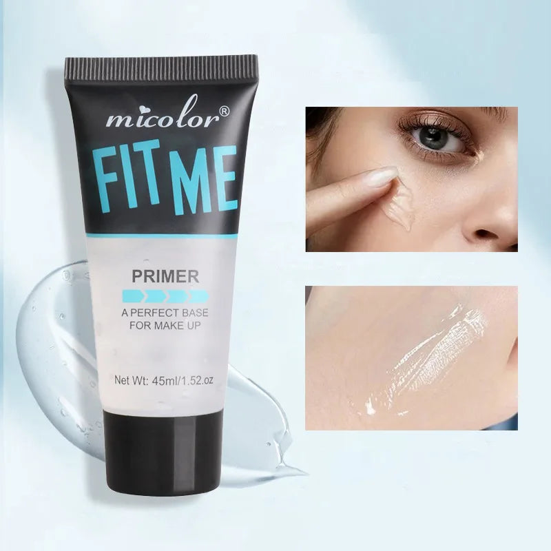 Blushimmer transparent jelly primer makeup base in 45ml container, long-lasting pre-makeup base for smooth skin.
