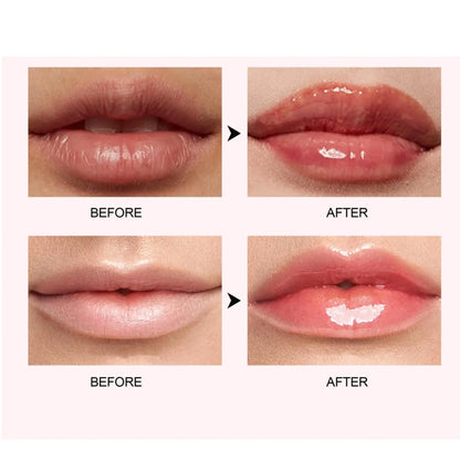 Blushimmer Handayan 6-color lip plumper gloss with honey oil for moisturizing, transparent shine, and makeup enhancement.
