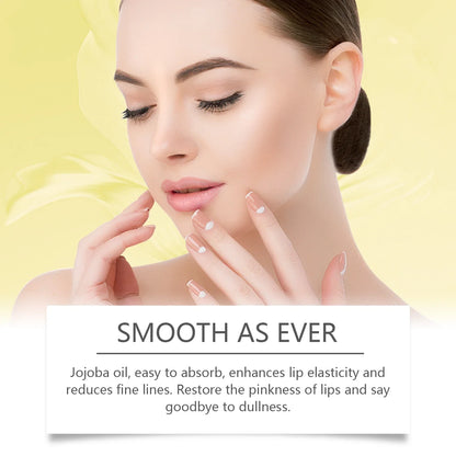 Blushimmer lemon ginger lip balm with turmeric, glossy finish, exfoliating and moisturizing for dull, dark lips.