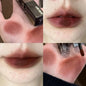 Gothic gray and purple lipstick by Blushimmer with velvet matte finish, long-lasting waterproof lip gloss and mousse for bold lips.