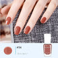 Blushimmer 40 colors no-bake water-based nail polish with glitter sequins, long-lasting, quick-drying nude nail polish in a sleek bottle