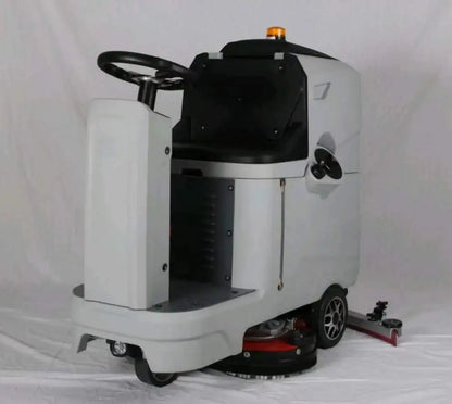 Commercial Scrubber Cleaning Equipment 2-Brushes Ride-on Floor Scrubber Dryer Electric 24V Professional Floor Cleaning Tool