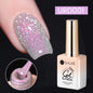 Blushimmer UR SUGAR 15ml translucent white gel polish for semi-permanent UV nail art and soak-off gel varnish.