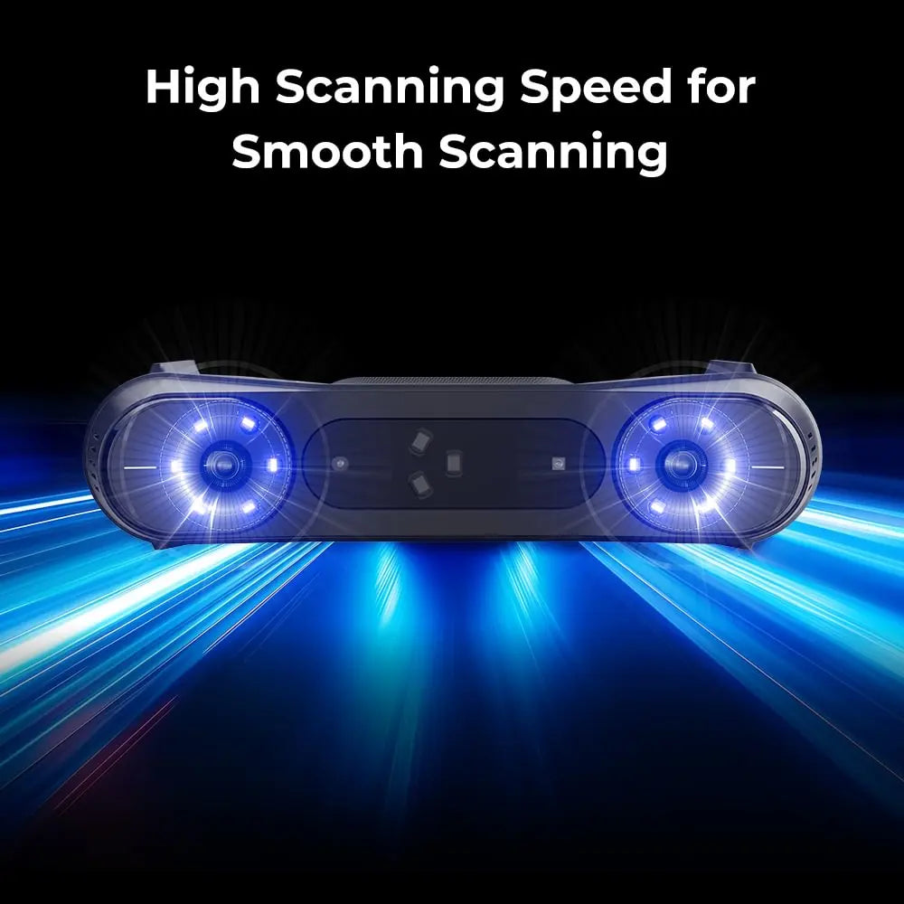 Creality Raptor Pro 3D Scanner Dual Mode 22+7 Blue Laser Line/NIR 0.02mm Accuracy 60FPS Anti-Shake Tracking 24Bit Color Scanning