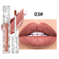 Qibest Glitter Shimmer Liquid Lipstick - Matte Waterproof Lip Gloss