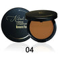 Blushimmer wheat bronzing powder palette with matte finish, concealer, contour shades, powder puff, mirror, for dark skin tones.