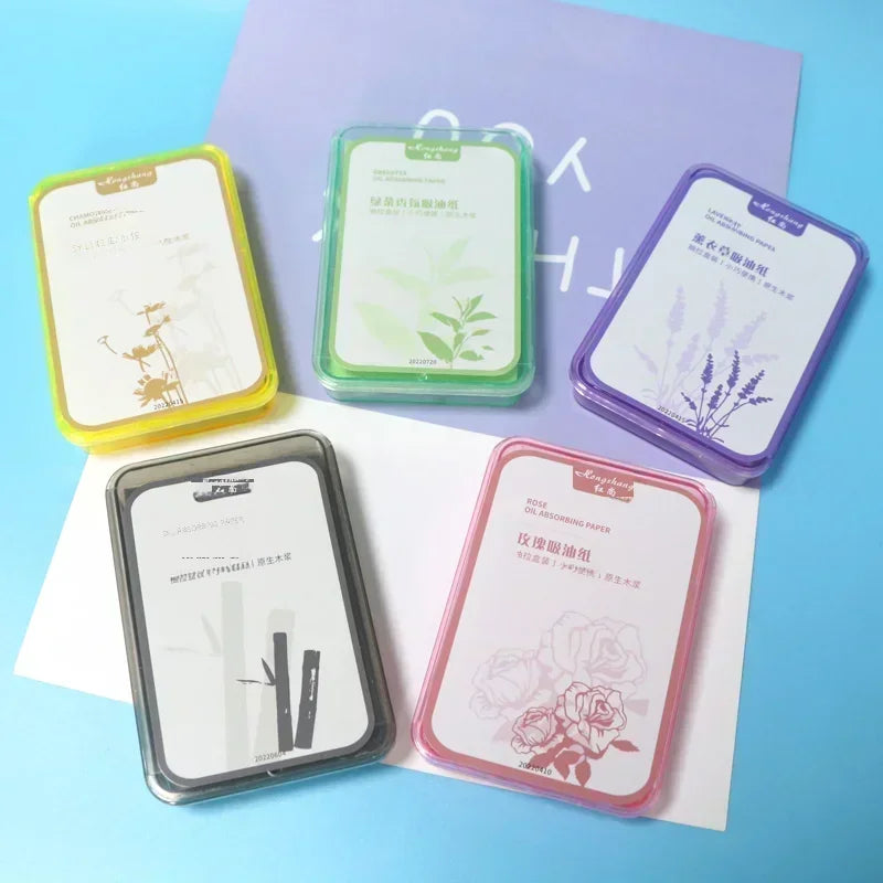 Blushimmer 300pcs face oil absorbing paper sheets for oil control, blotting, and face cleansing during summer.