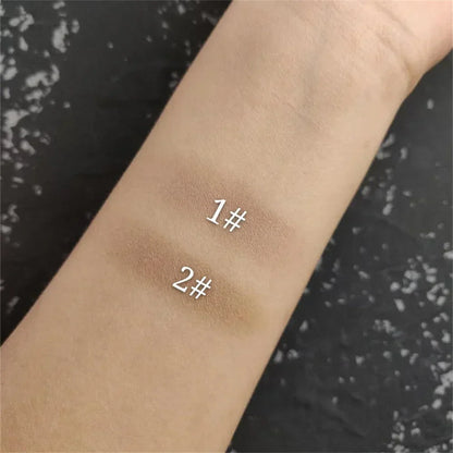 Blushimmer contour palette with mirror, featuring shadow powder, bronzer, nose contour, and facial concealer for makeup.