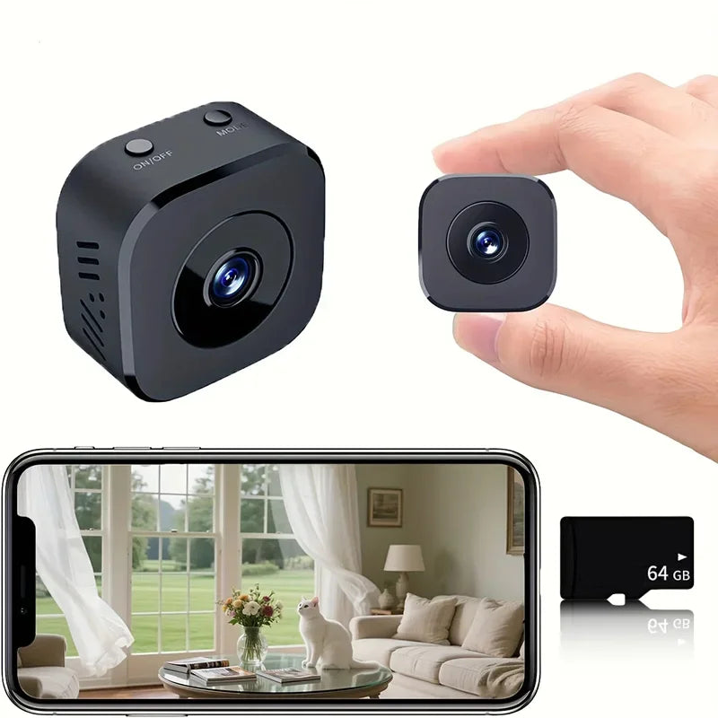 Mini Security Camera 4K Full HD Wireless WiFi Camera Surveillance Cam Two Way Audio Motion Detection Infrared Night Vision 2026