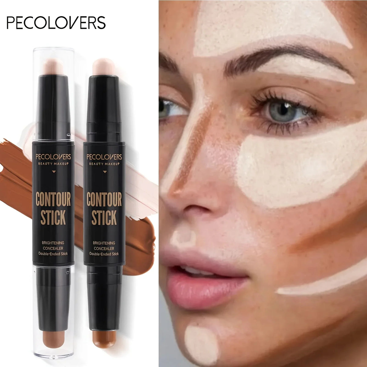 Blushimmer makeup base foundation cream for face, concealer, contouring, and bronzer, shown in a sleek cosmetic jar.