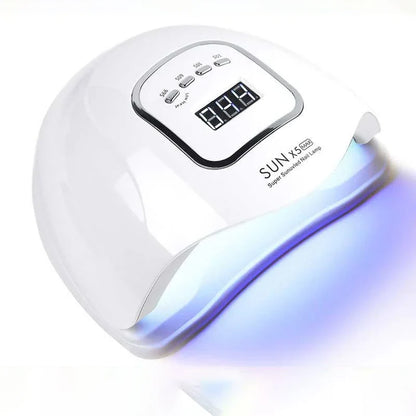 Blushimmer SUNX5Max 150W UV LED nail lamp with 45 LEDs for fast gel nail drying and manicure salon use