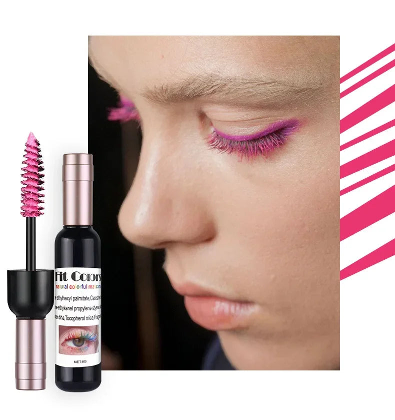 Colorful Waterproof Mascara - Glitter Diamond Cosplay Makeup