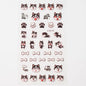 Cute 3D cat and dog nail decals by Blushimmer, featuring animal cartoon designs and self-adhesive puppy and kitten nail art stickers.