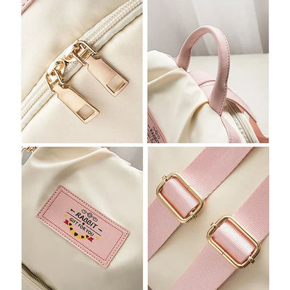 OBA women's large capacity shoulder bag made of durable Oxford cloth, with multiple compartments and stylish design.