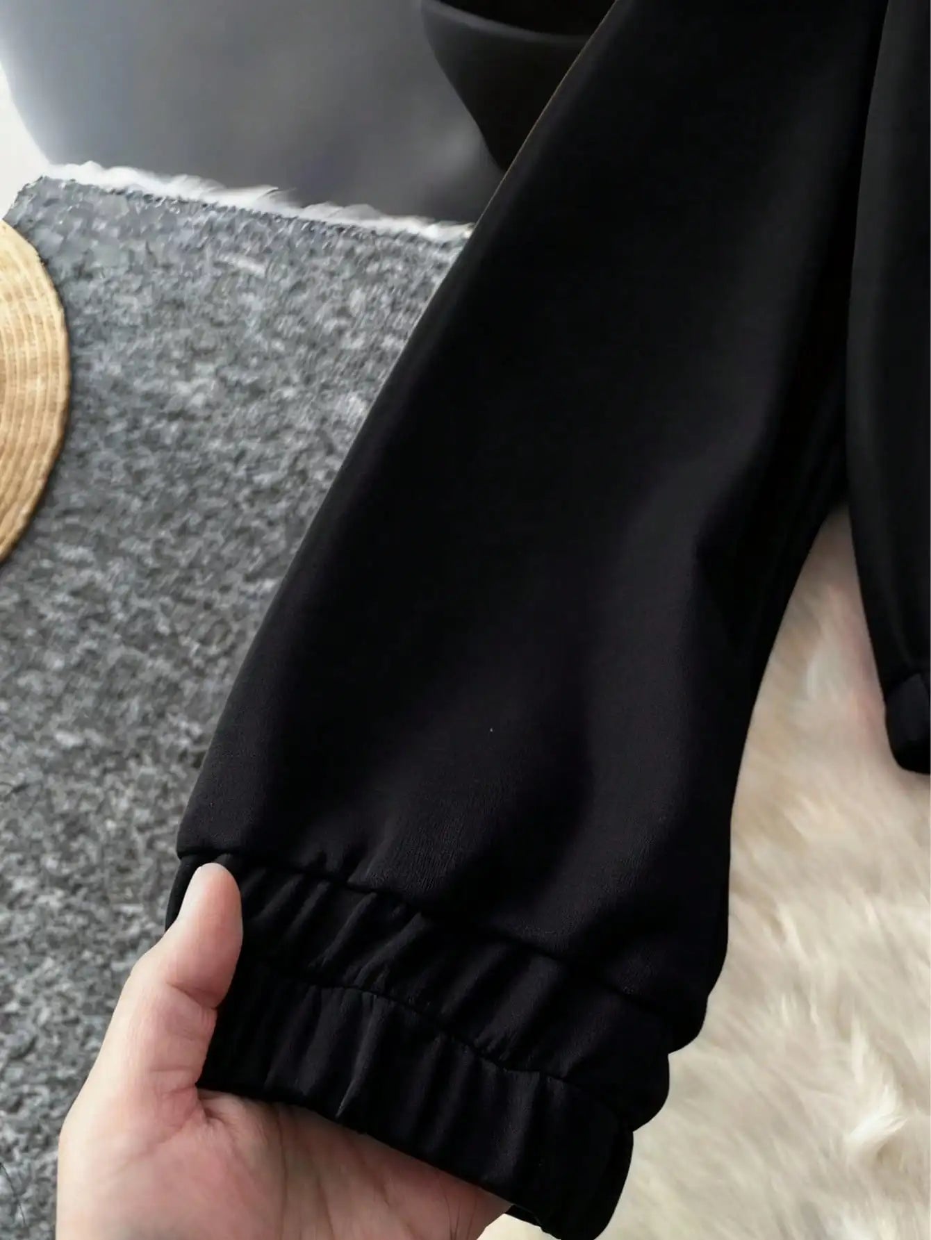 BWQ Women's Denim Patchwork Co-Ord Set - Matching Jeans Set With Color Block Design | Long Sleeve Tracksuit & Contrast Stitching